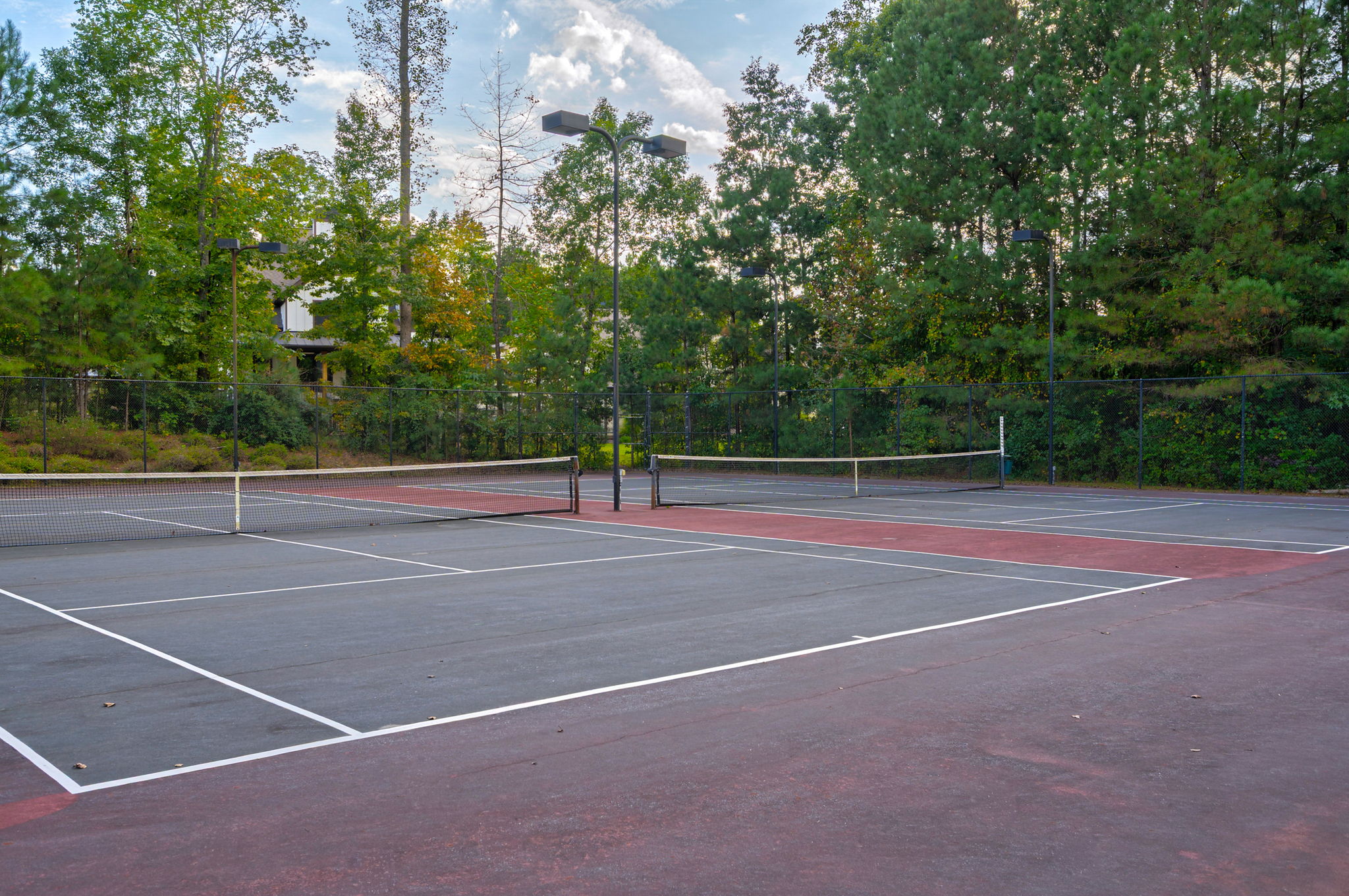 Neighborhood tennis court