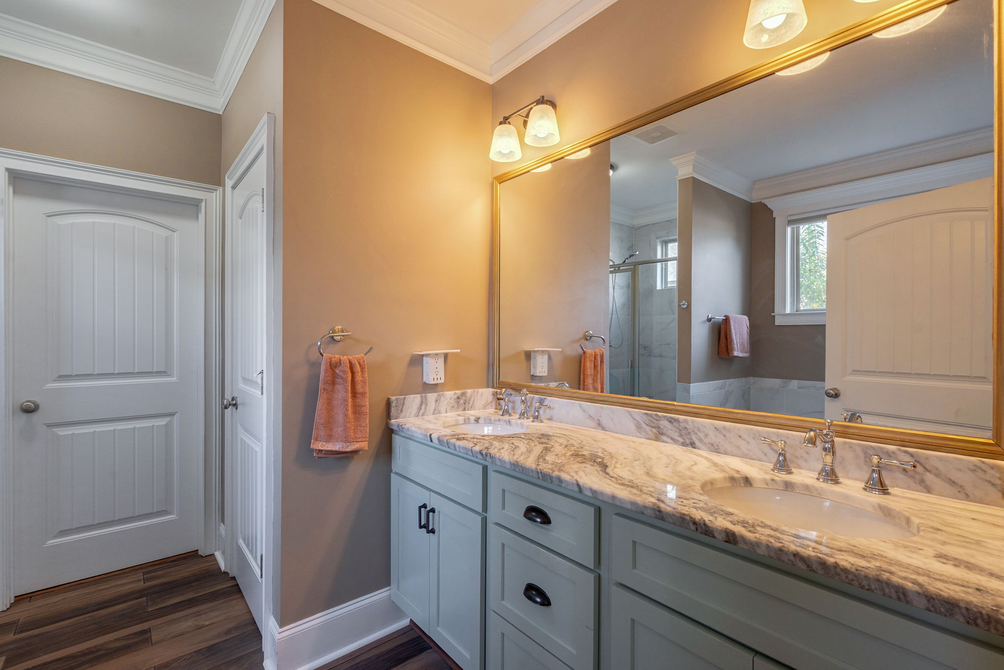 Primary bathroom (double vanity)