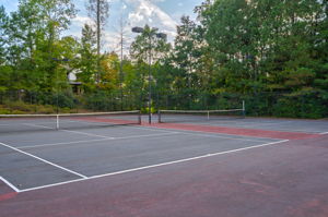 Neighborhood tennis court
