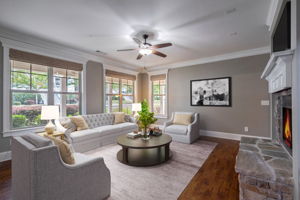 Living Room  with natural light