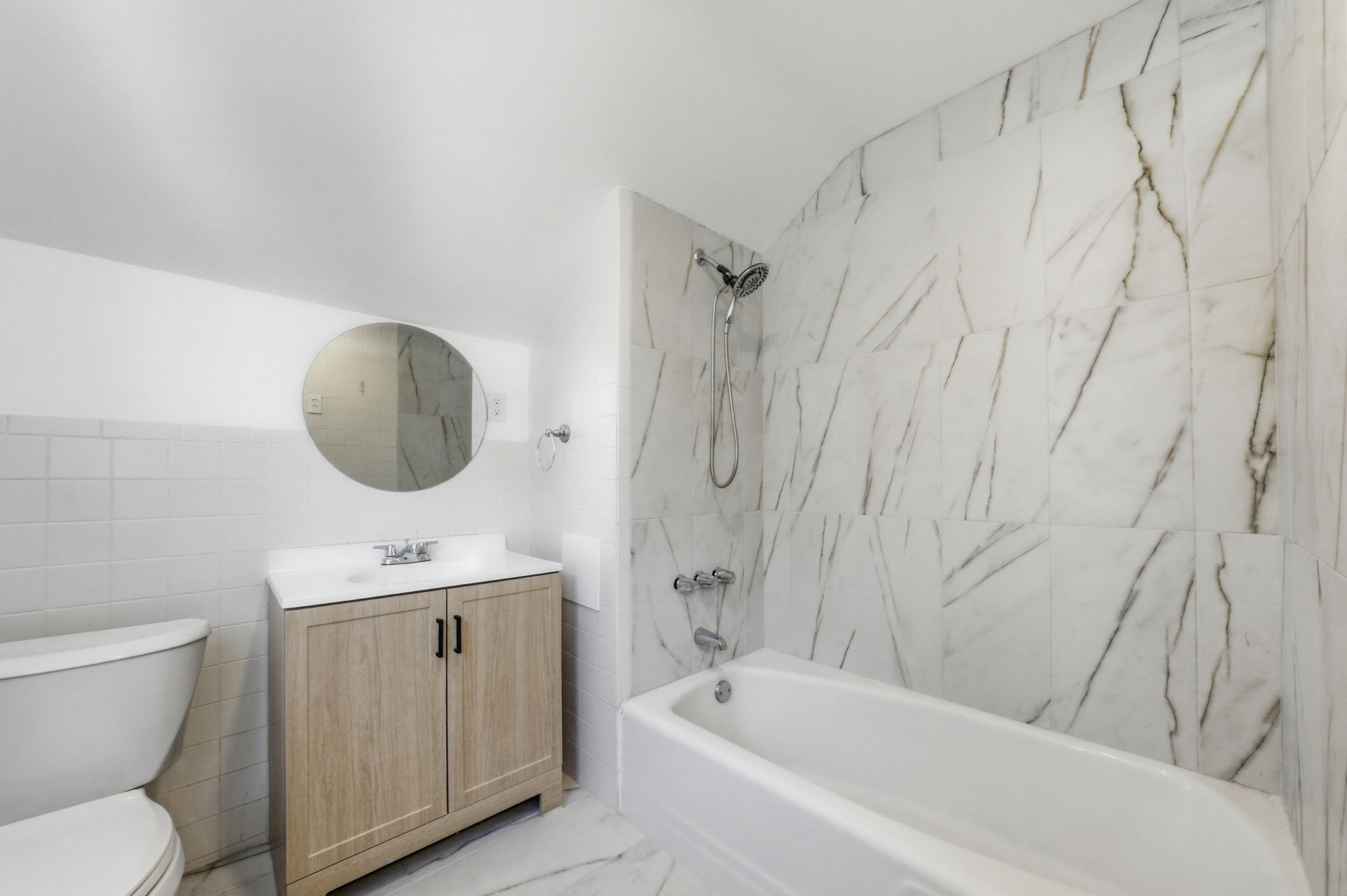 Beautiful new bathroom.