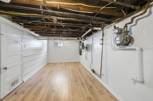 Extra space with walk-out access