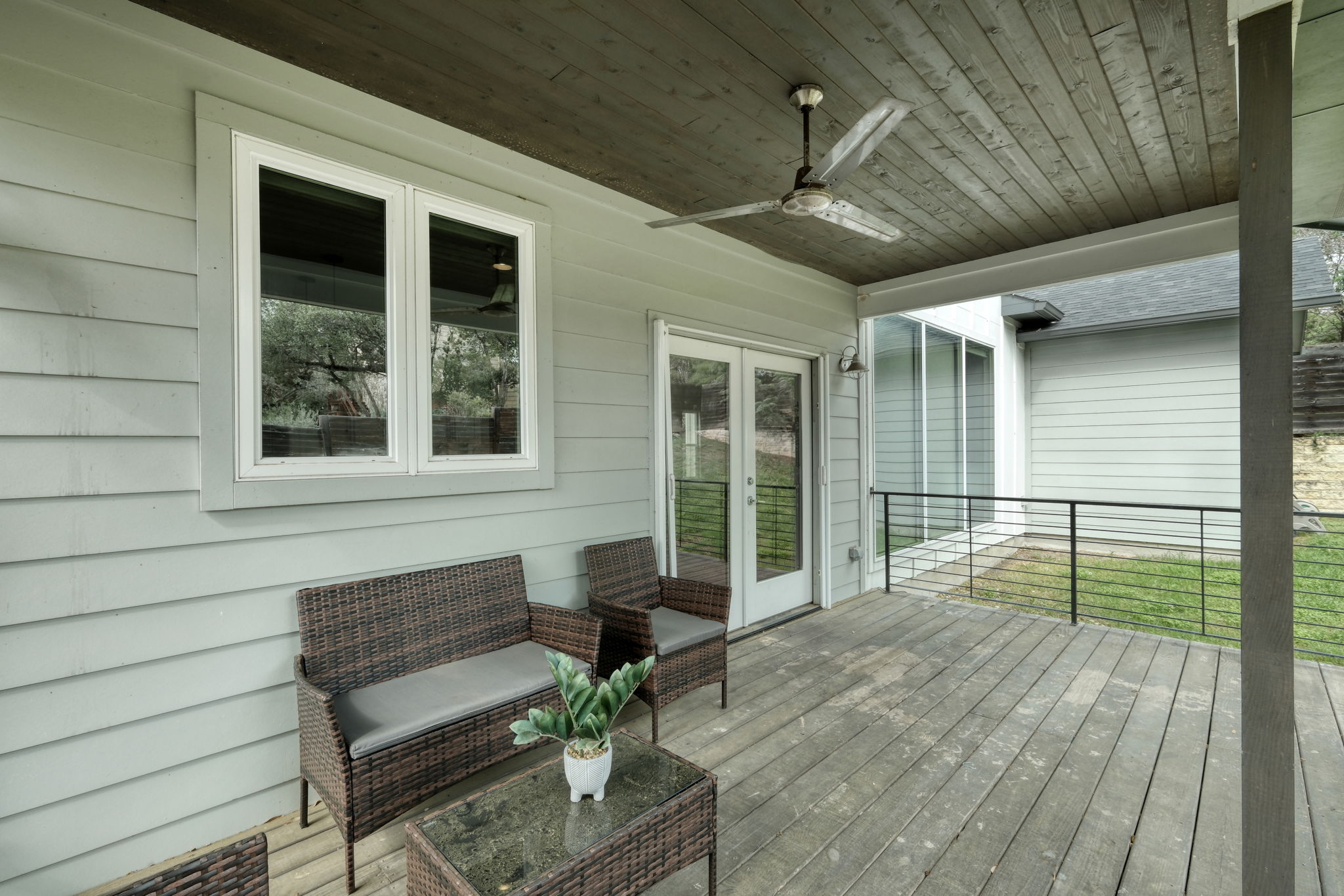 Covered Back Deck