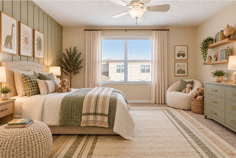 VIRTUALLY STAGED BEDROOM 3