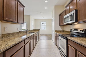 Granite counter tops, Stainless steal appliances
