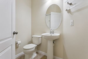 downstairs half bathroom