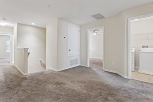 Loft facing bedroom 2 and laundry room
