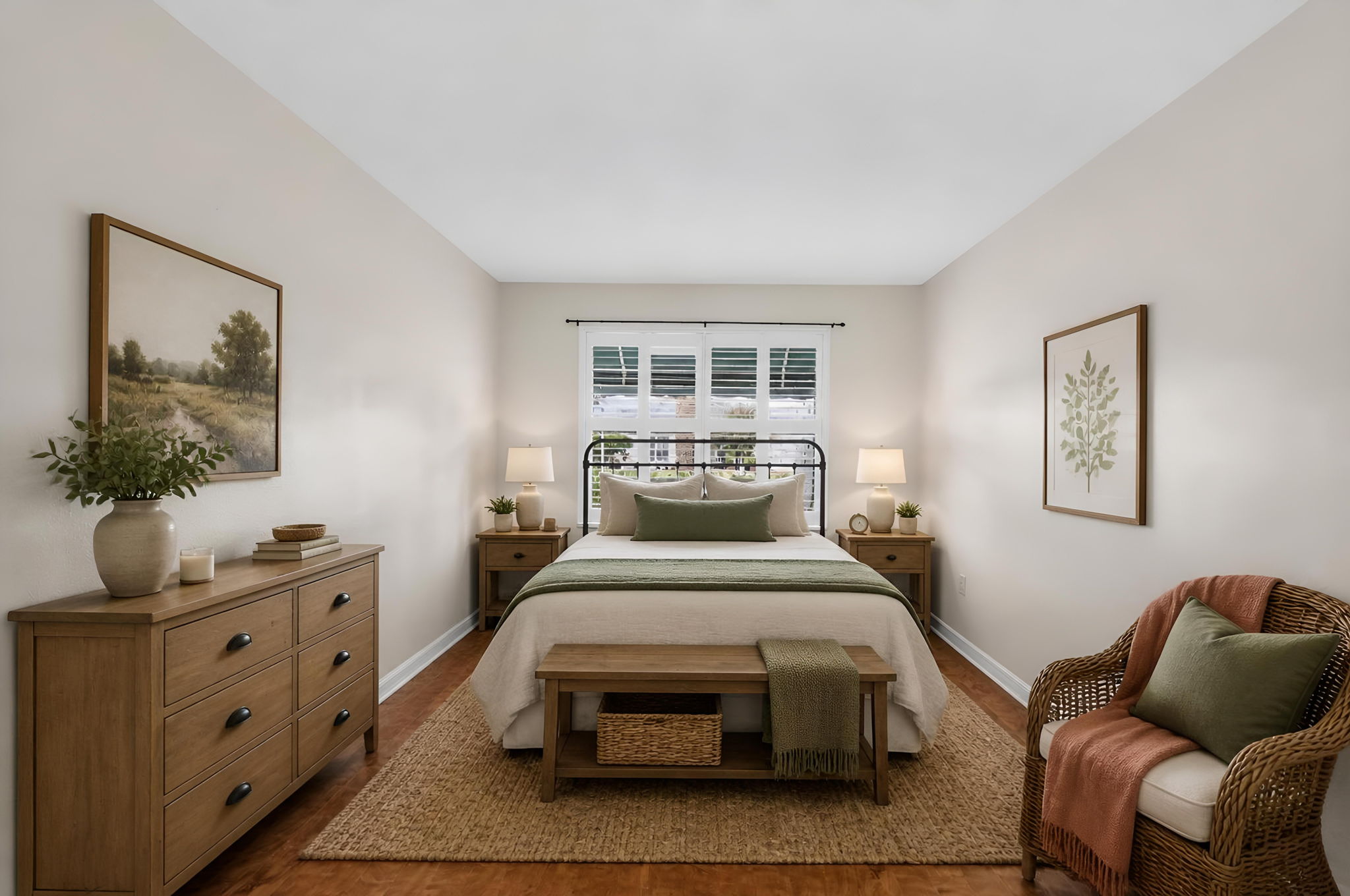 Third Bedroom-Virtually Staged