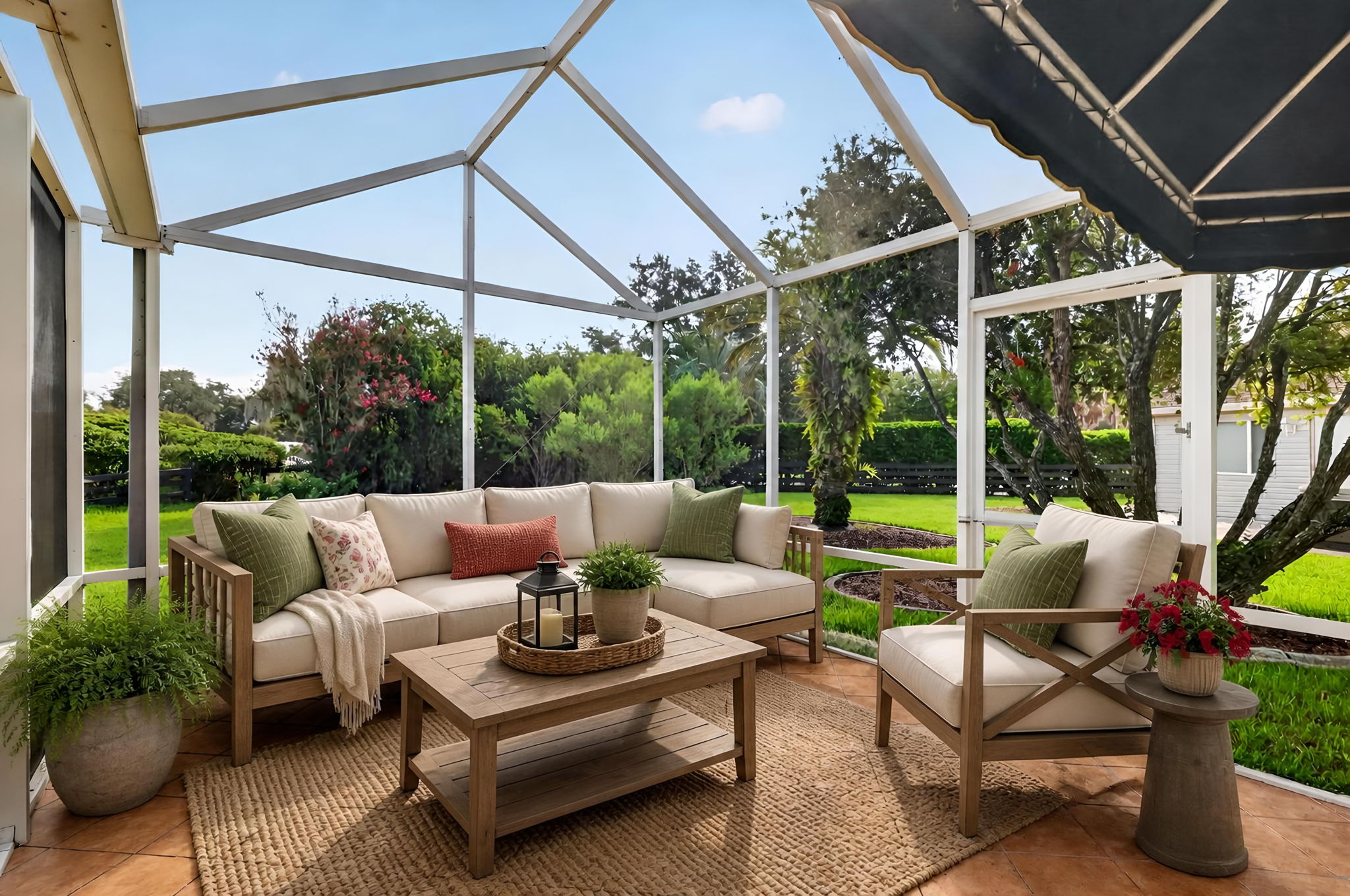 Extended Birdcage-Virtually Staged