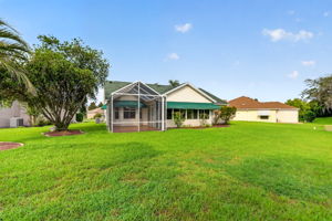 Rear Elevation with Spacious Rear Yard and ROOM FOR A POOL!