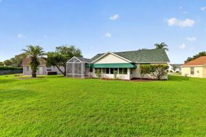 Rear Elevation with Spacious Rear Yard and ROOM FOR A POOL!