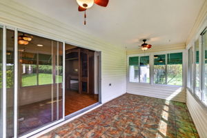 Glass-Enclosed Lanai