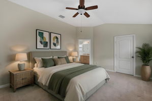 Primary Bedroom-Virtually Staged