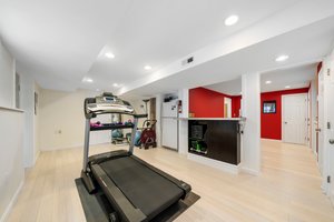 Work out or bonus room basement
