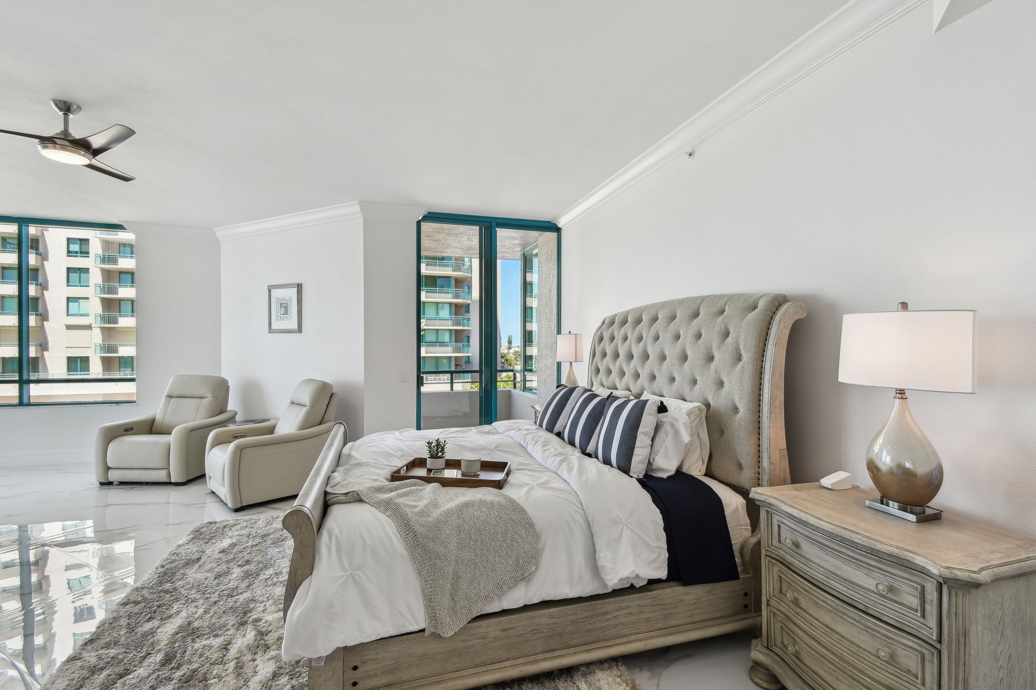 Primary Bedroom With Seating Area