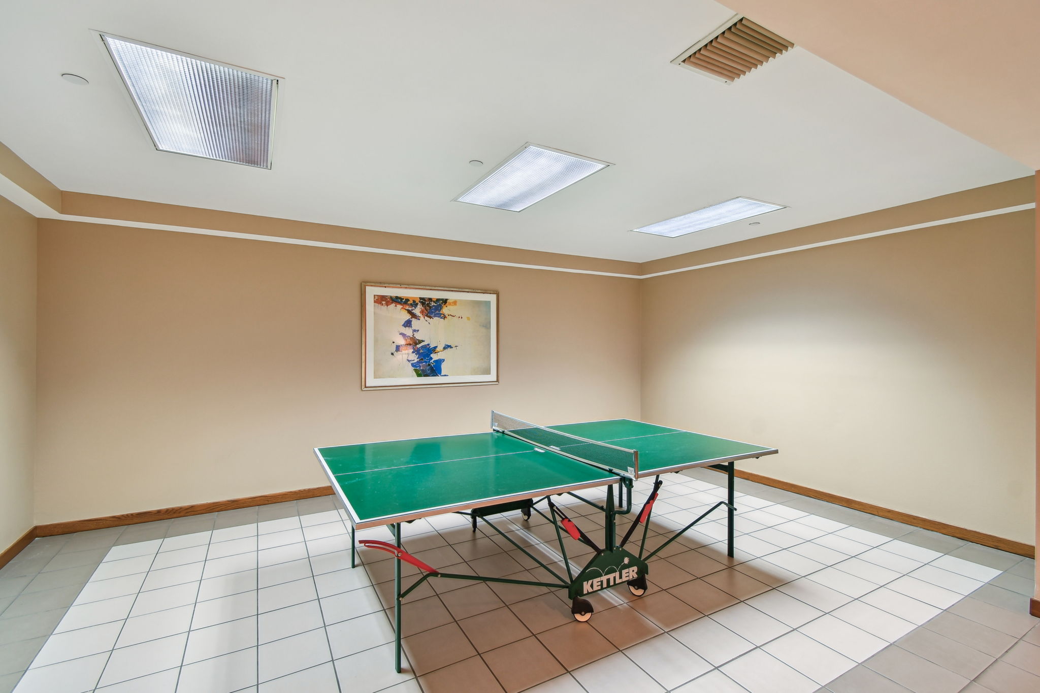 Table Tennis off Fitness Area