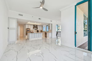 Seating Area/Family Room/Breakfast Nook Looking Into Kitchen