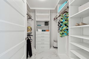 Primary Bathroom Walk in Closet 1
