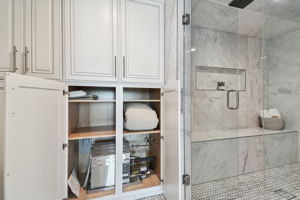 Primary Bathroom Steam Shower Mechanicals