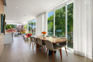 Dining room with incredible views