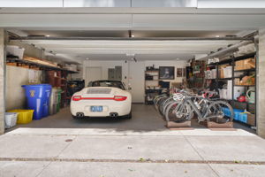 Two-car garage with storage