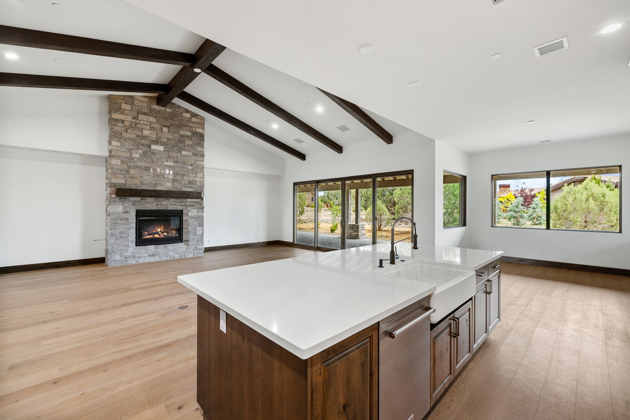 Kitchen to Living Room