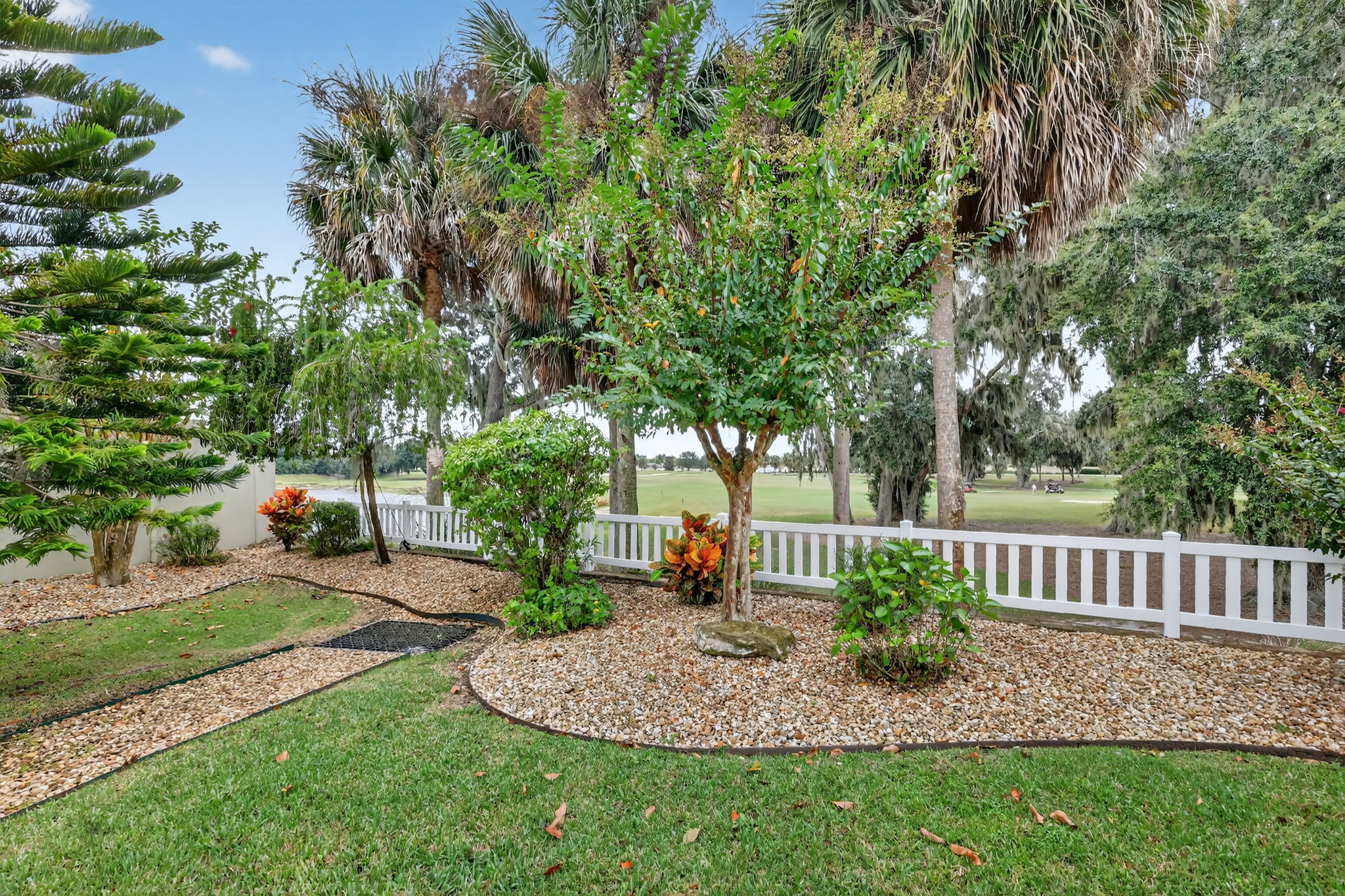Stoned Landscaping Beds