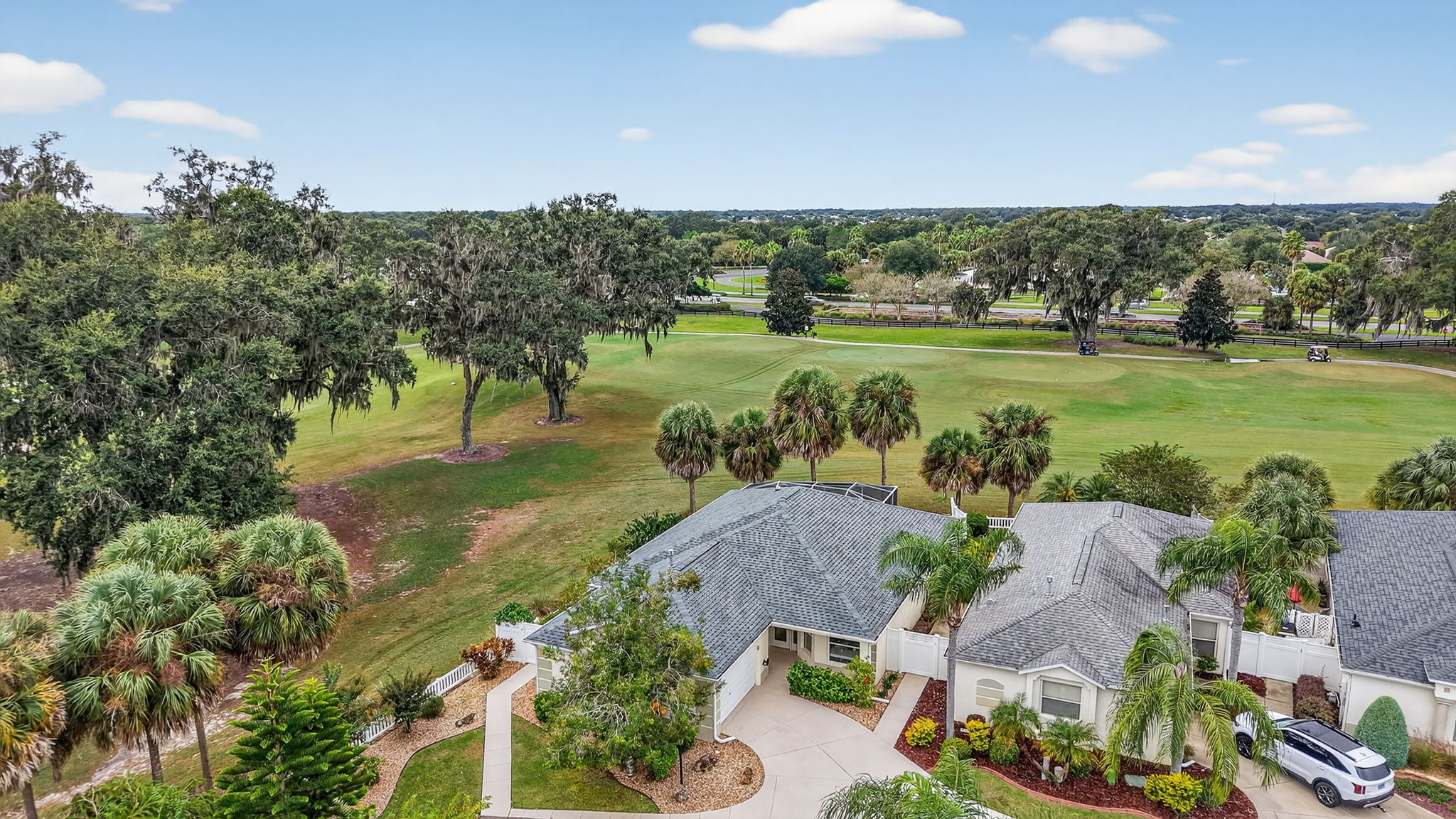 Aerial of Golf Front Views