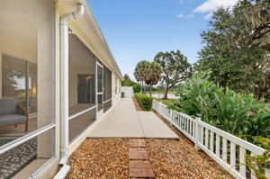 Side Patio and Courtyard