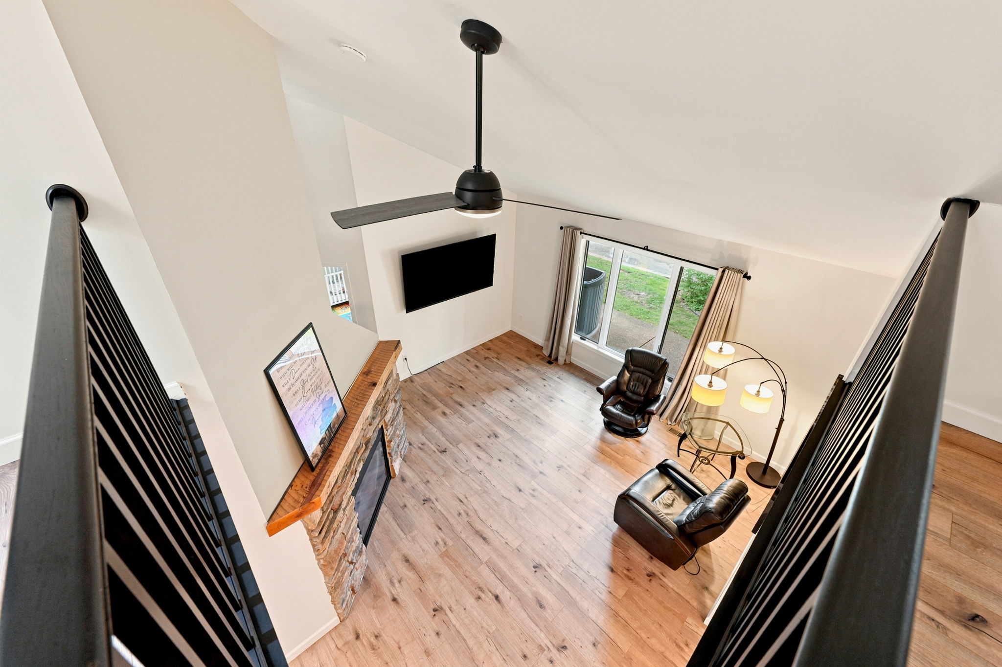 Overlook to Living Room