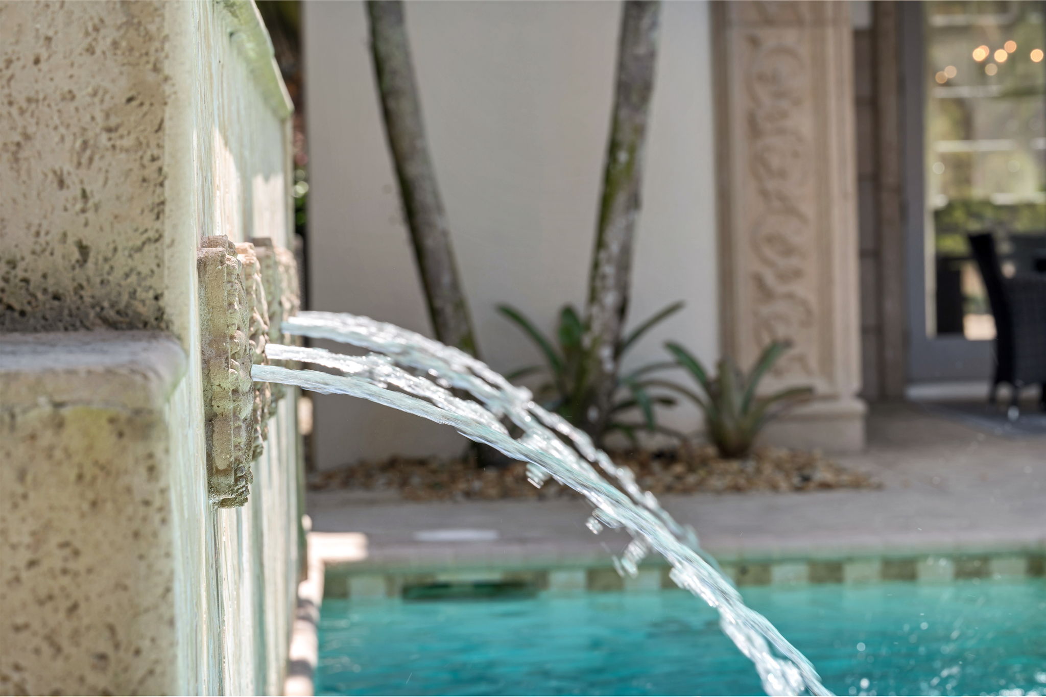 Pool Fountain Detail 2