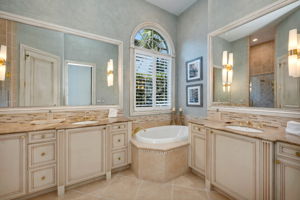 Master Bath - Tub and Vanity