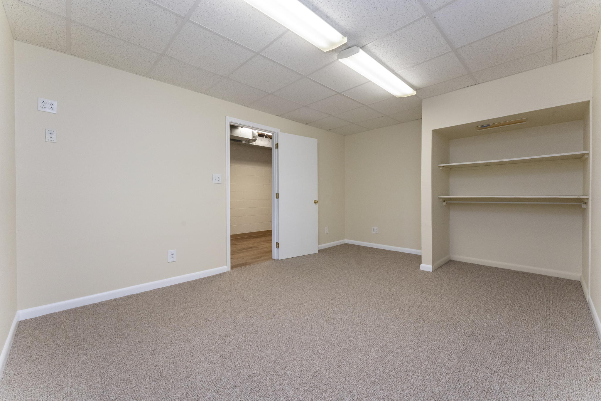 Office/Playroom/Guest Bedroom in Basement