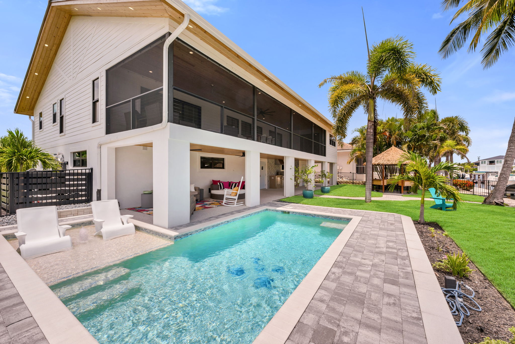 Pool - Rear Elevation