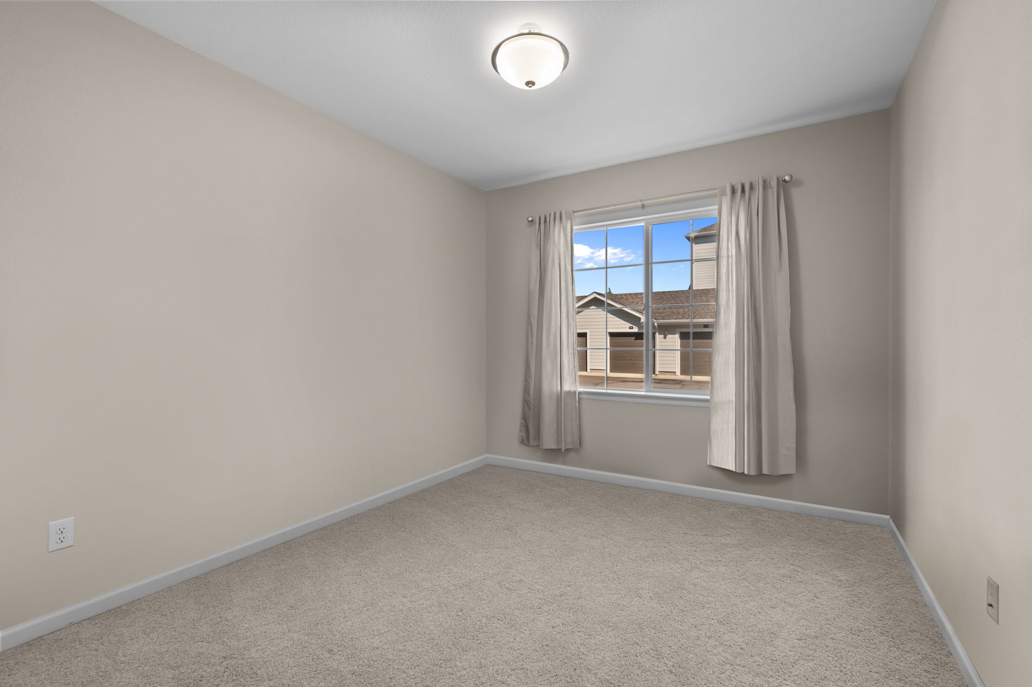 Secondary Bedroom with upgraded carpet pad