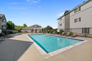 Up close picture of pool