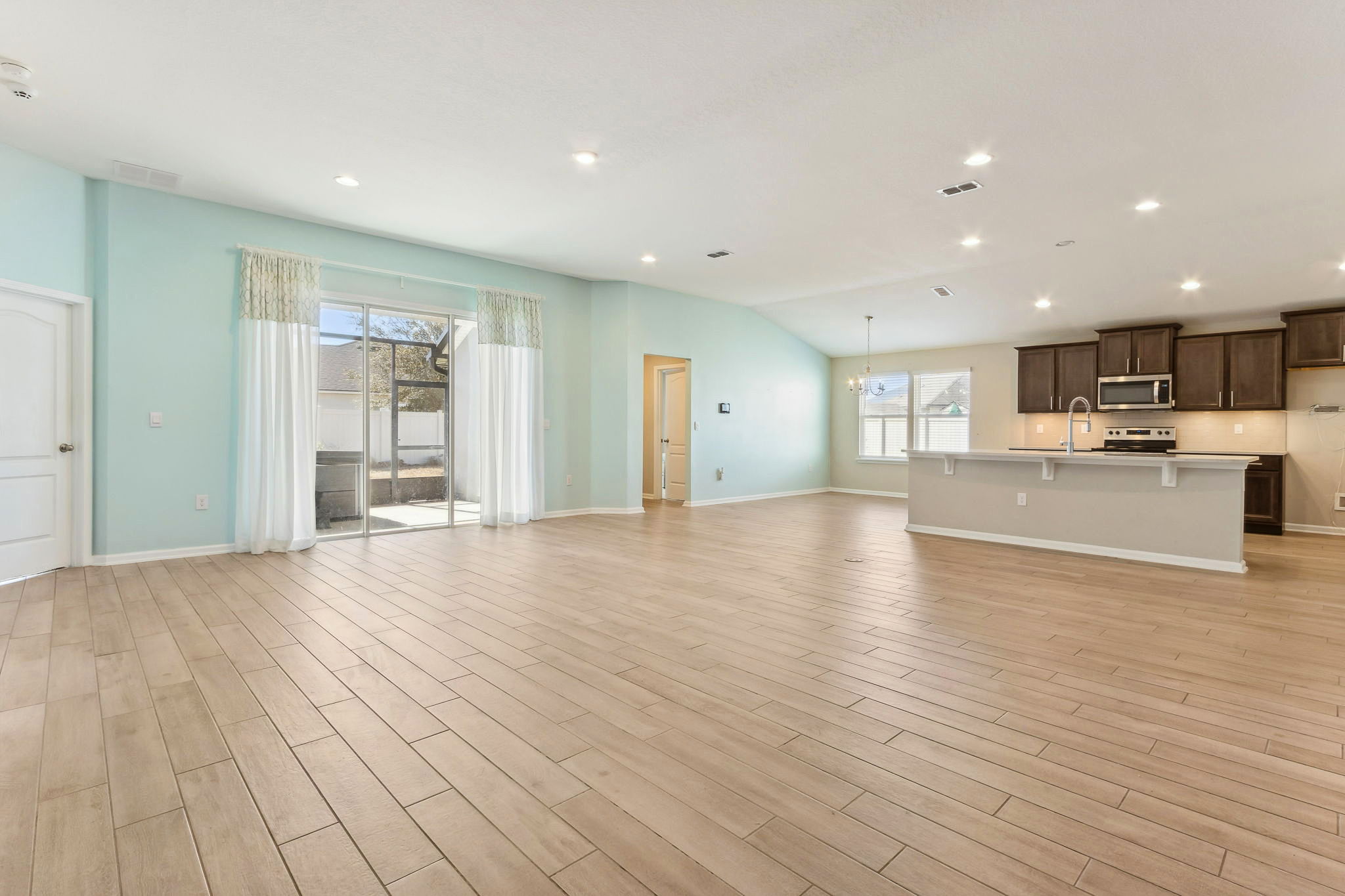 Spacious open floor plan