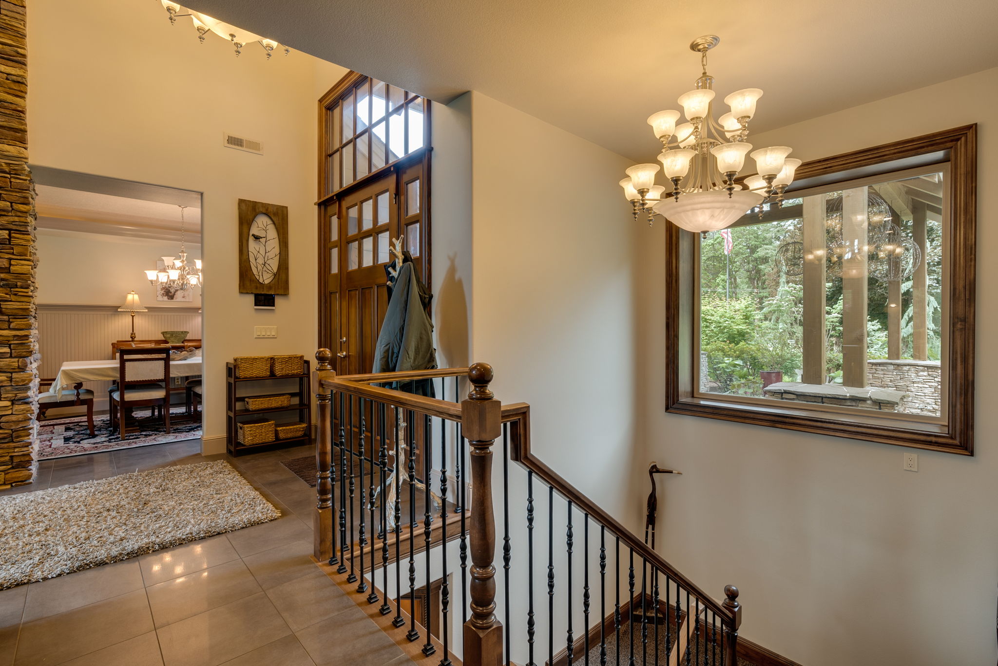 Stairway to lower level