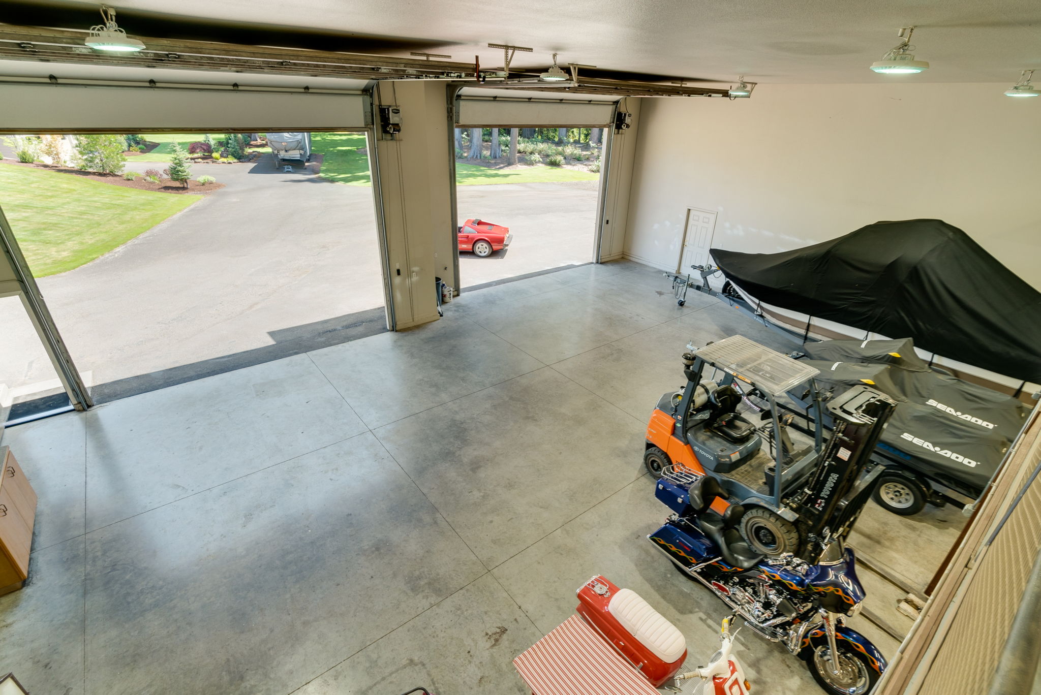 Shop view from upper level
