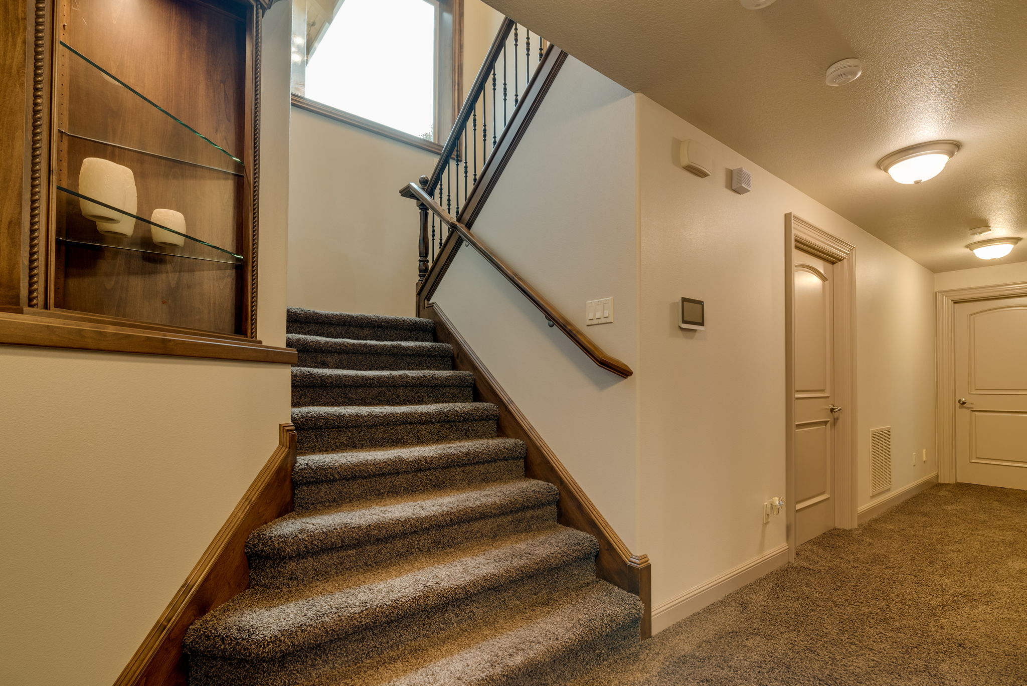 Stairway to lower level