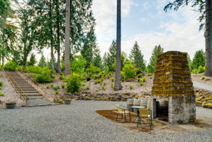 Stairs to entertainment meadow