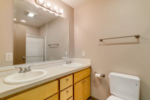 Office upper level bath