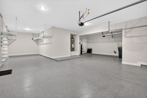 4 car garage, with 1 tandem bay