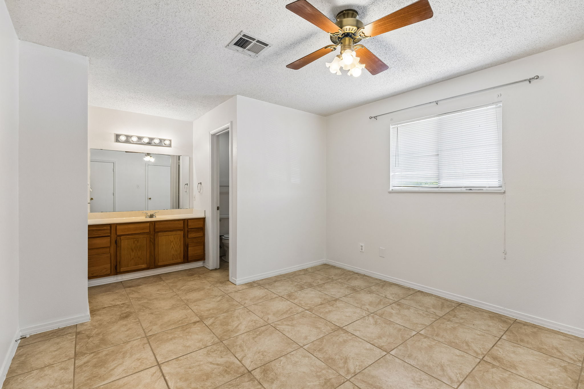 Interior of one of the residential duplexes