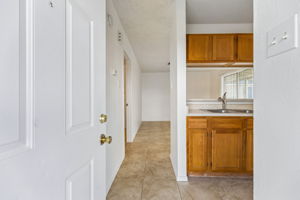 Interior of one of the residential duplexes