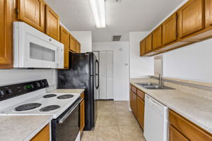 Interior of one of the residential duplexes