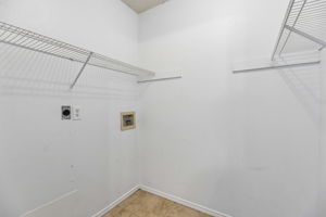 Interior of one of the residential duplexes