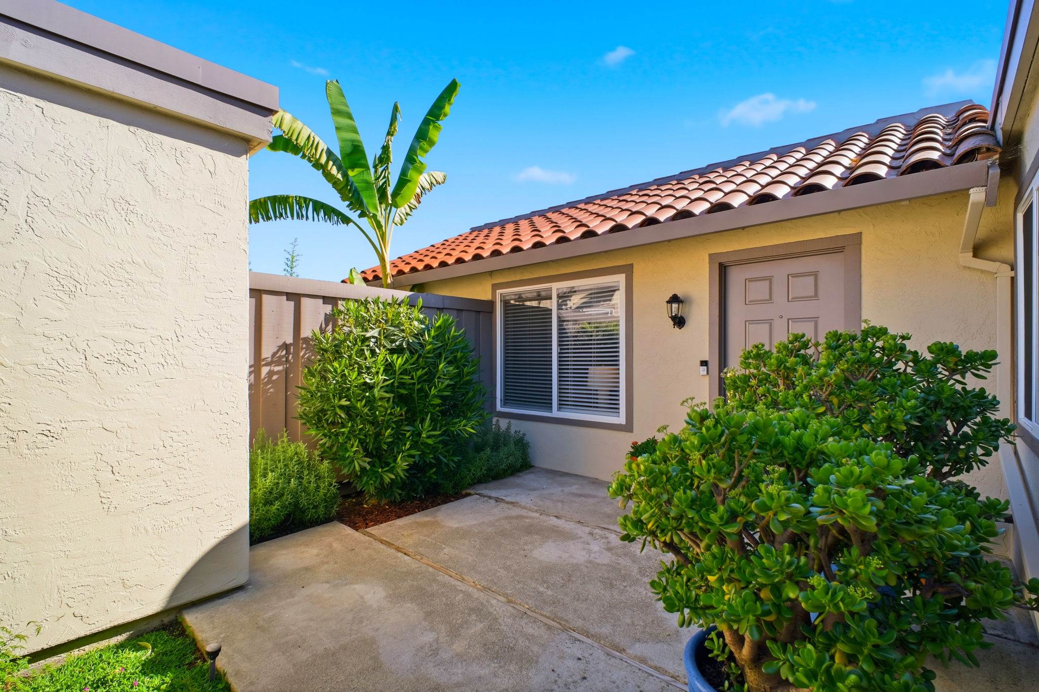 Front Private Patio Entry Area