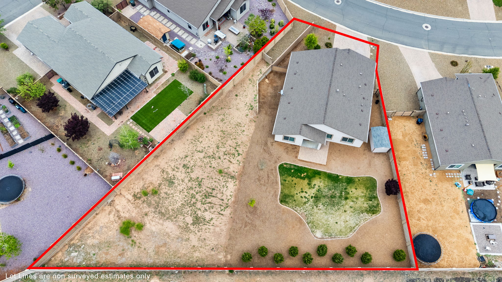 Birds Eye  Lot Lines