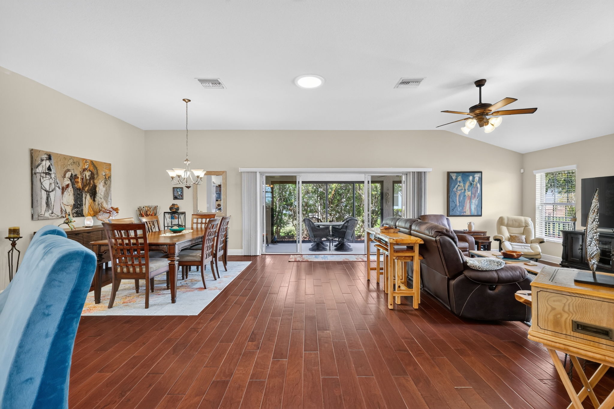 Dining and Living Rooms